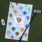 Watercolor Hot Air Balloons Golf Towel Gift Set - Main