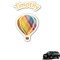 Watercolor Hot Air Balloons Graphic Car Decal