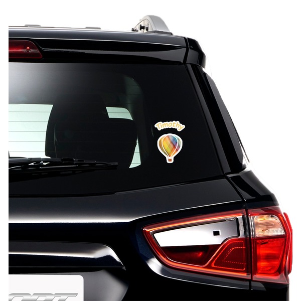Watercolor Hot Air Balloons Graphic Car Decal (On Car Window)