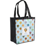 Watercolor Hot Air Balloons Grocery Bag (Personalized)