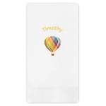Watercolor Hot Air Balloons Guest Towels - Full Color (Personalized)
