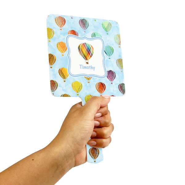 Watercolor Hot Air Balloons Hand Mirrors - Alt View