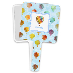 Watercolor Hot Air Balloons Hand Mirror (Personalized)