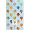Watercolor Hot Air Balloons Hand Towel (Personalized) Full