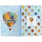 Watercolor Hot Air Balloons Hard Cover Journal - Apvl
