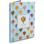 Watercolor Hot Air Balloons Hardbound Journal - 7.25" x 10" (Personalized)