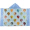 Watercolor Hot Air Balloons Kids Hooded Towel (Personalized)