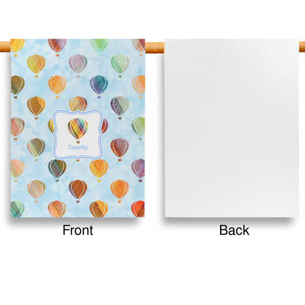 Watercolor Hot Air Balloons House Flags - Single Sided - APPROVAL