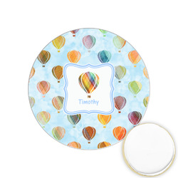 Watercolor Hot Air Balloons Printed Cookie Topper - 1.25" (Personalized)