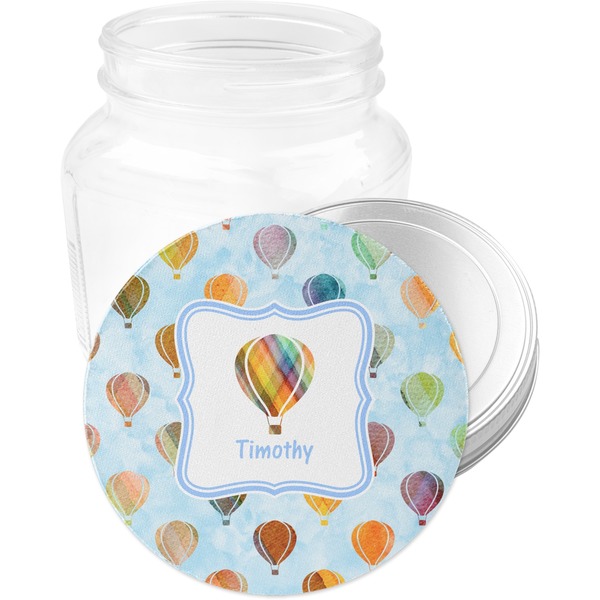 Watercolor Hot Air Balloons Jar Opener - Main