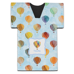 Watercolor Hot Air Balloons Jersey Bottle Cooler (Personalized)