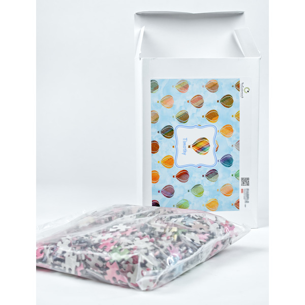 Watercolor Hot Air Balloons Jigsaw Puzzle 1014 Piece - Box