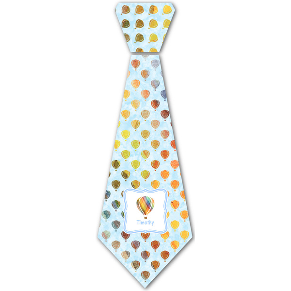Custom Watercolor Hot Air Balloons Iron On Tie - 4 Sizes w/ Name or Text
