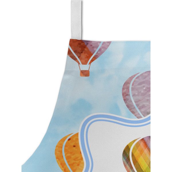Watercolor Hot Air Balloons Kid's Aprons - Detail
