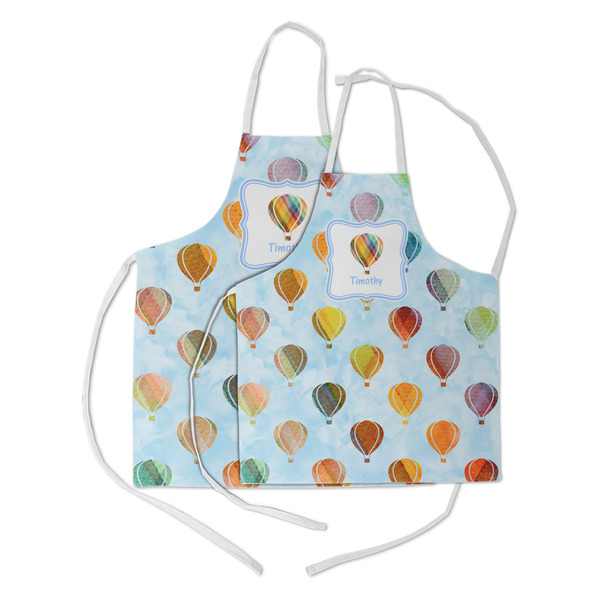 Watercolor Hot Air Balloons Kid's Aprons - Parent - Main