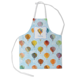 Watercolor Hot Air Balloons Kid's Apron - Small (Personalized)