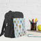 Watercolor Hot Air Balloons Kid's Backpack - Lifestyle