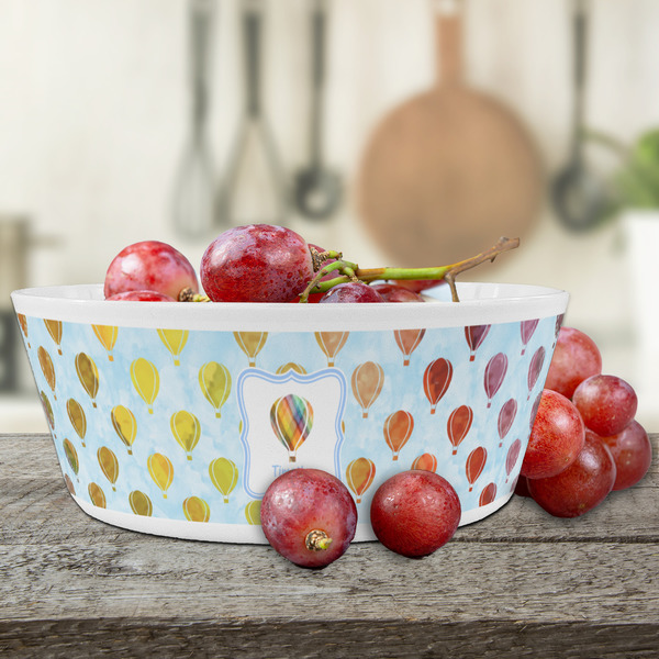 Watercolor Hot Air Balloons Kids Bowls - LIFESTYLE