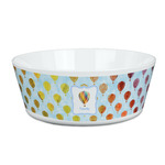 Watercolor Hot Air Balloons Kid's Bowl (Personalized)