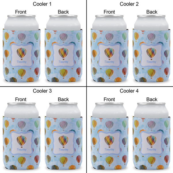 Watercolor Hot Air Balloons Can Sleeve (Approval)