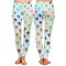 Watercolor Hot Air Balloons Ladies Leggings - Front and Back