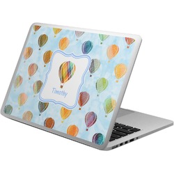 Watercolor Hot Air Balloons Laptop Skin - Custom Sized (Personalized)
