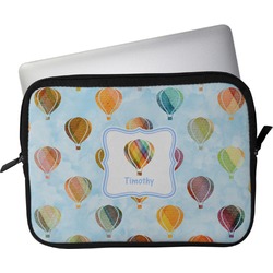 Watercolor Hot Air Balloons Laptop Sleeve / Case - 15" (Personalized)
