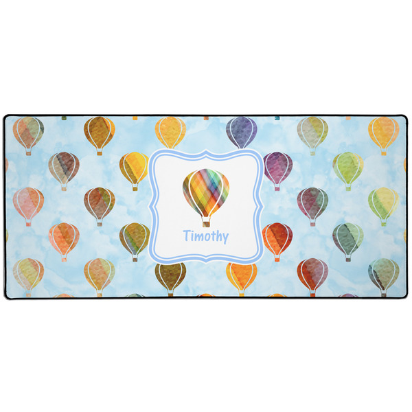 Custom Watercolor Hot Air Balloons Gaming Mouse Pad (Personalized)