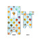 Watercolor Hot Air Balloons Large Phone Stand - Front & Back