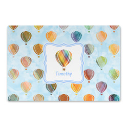 Watercolor Hot Air Balloons Large Rectangle Car Magnet (Personalized)