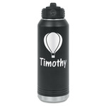 Watercolor Hot Air Balloons Water Bottles - Laser Engraved (Personalized)