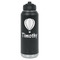 Watercolor Hot Air Balloons Laser Engraved Water Bottles - Front View