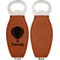 Watercolor Hot Air Balloons Leather Bar Bottle Opener - Front and Back (single sided)
