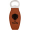 Watercolor Hot Air Balloons Leatherette Bottle Opener (Personalized)