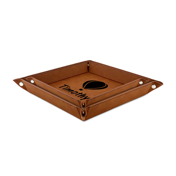 Watercolor Hot Air Balloons Leather Valet Trays - PARENT MAIN (both trays)