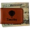 Watercolor Hot Air Balloons Leatherette Magnetic Money Clip - Front