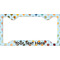 Watercolor Hot Air Balloons License Plate Frame - Style C (Personalized)