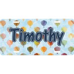 Watercolor Hot Air Balloons Front License Plate (Personalized)