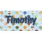 Watercolor Hot Air Balloons Front License Plate (Personalized)