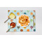 Watercolor Hot Air Balloons Linen Placemat - Lifestyle (single)