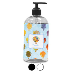 Watercolor Hot Air Balloons Plastic Soap / Lotion Dispenser (Personalized)