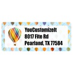 Watercolor Hot Air Balloons Return Address Labels (Personalized)