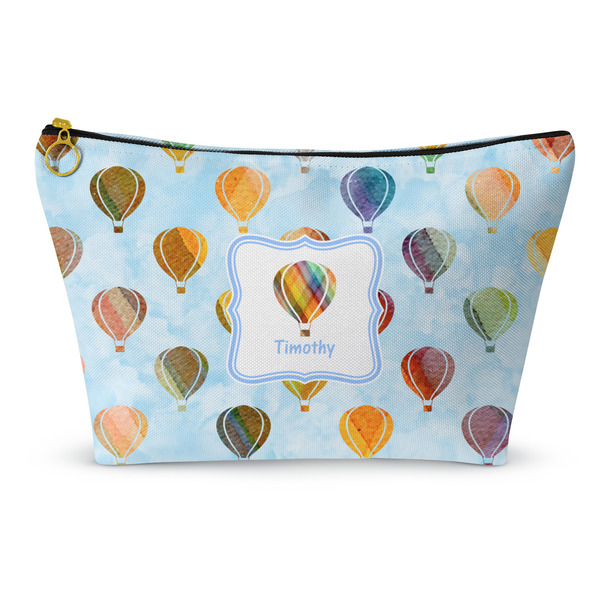 Custom Watercolor Hot Air Balloons Makeup Bag (Personalized)