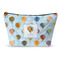 Watercolor Hot Air Balloons Makeup Bag - Large - 12.5"x7" (Personalized)