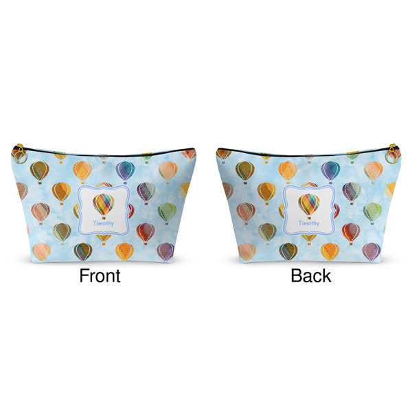 Watercolor Hot Air Balloons Makeup Bag Approval
