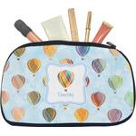 Watercolor Hot Air Balloons Makeup / Cosmetic Bag - Medium (Personalized)