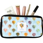 Watercolor Hot Air Balloons Makeup / Cosmetic Bag - Small (Personalized)