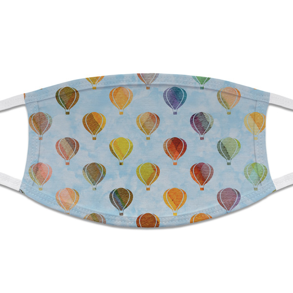 Custom Watercolor Hot Air Balloons Cloth Face Mask (T-Shirt Fabric)