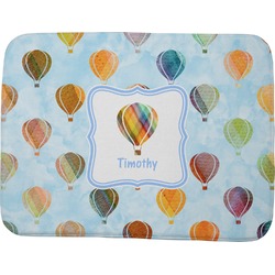 Watercolor Hot Air Balloons Memory Foam Bath Mat - 48"x36" (Personalized)