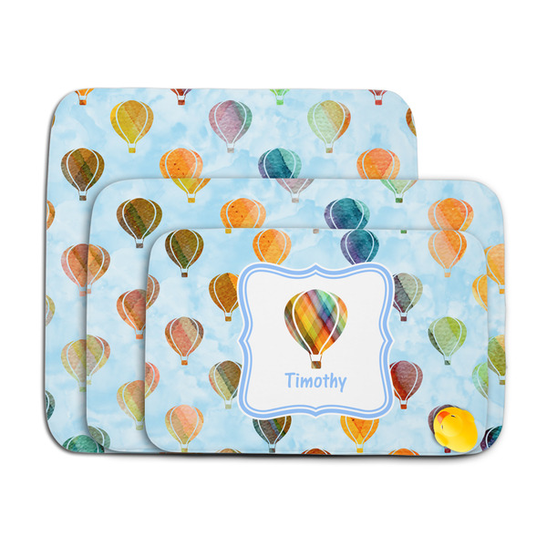 Watercolor Hot Air Balloons Memory Foam Bath Mat - MAIN PARENT